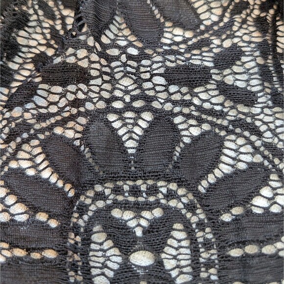 Xhilaration Women's Size M Black Lace Lined Skirt Whimsy Goth Dark Fairy Witch - Picture 16 of 16